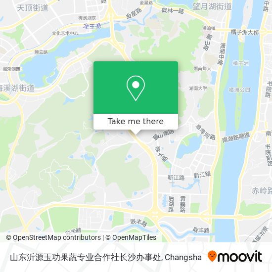 山东沂源玉功果蔬专业合作社长沙办事处 map