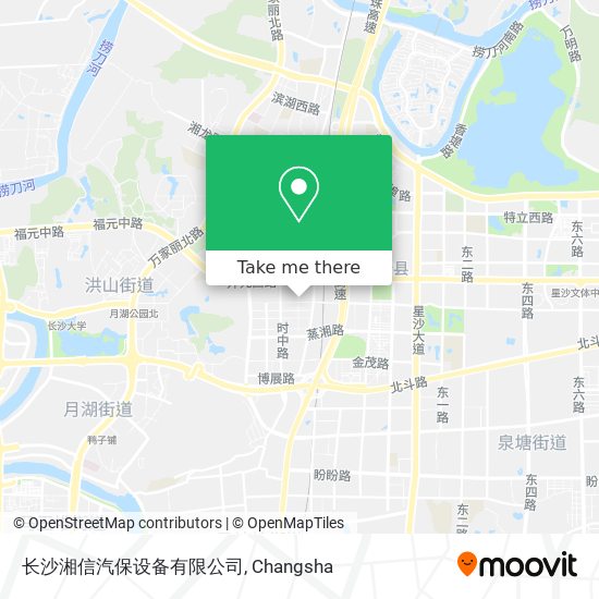 长沙湘信汽保设备有限公司 map