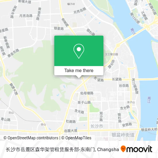 长沙市岳麓区森华架管租赁服务部-东南门 map