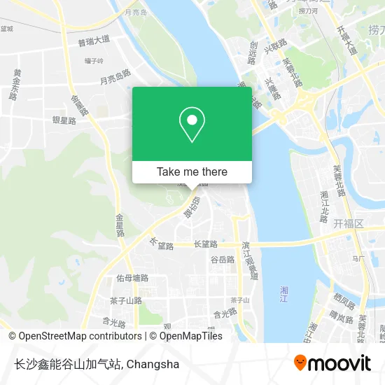 长沙鑫能谷山加气站 map