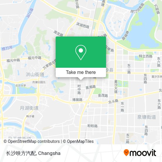 长沙映方汽配 map