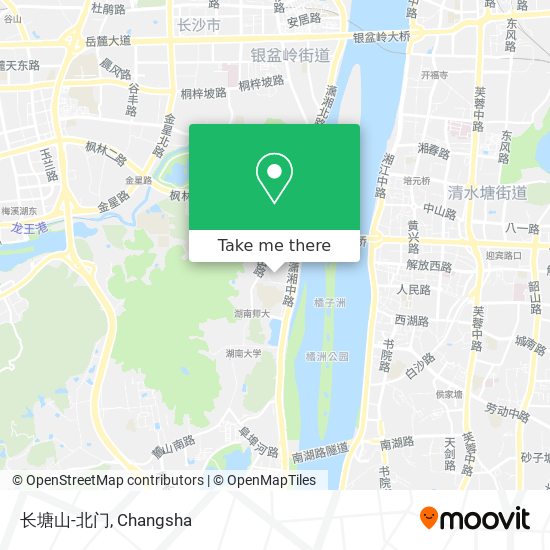 长塘山-北门 map