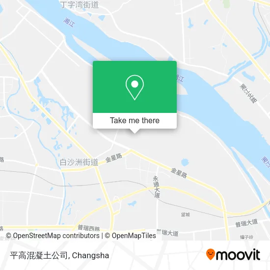 平高混凝土公司 map