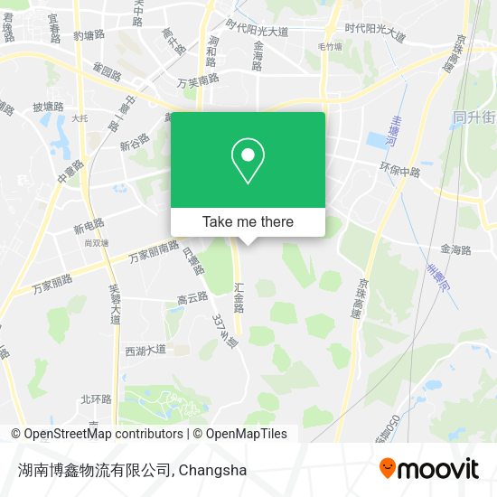 湖南博鑫物流有限公司 map