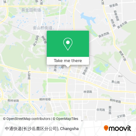 中通快递(长沙岳麓区分公司) map