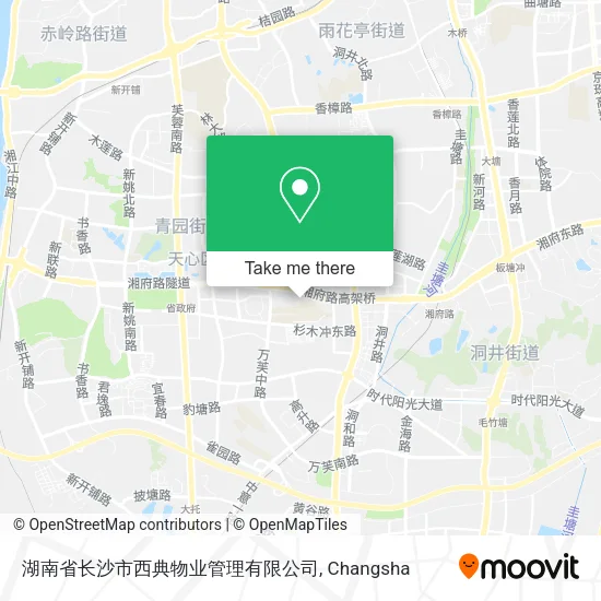 湖南省长沙市西典物业管理有限公司 map