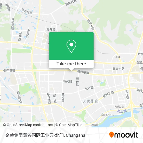 金荣集团麓谷国际工业园-北门 map