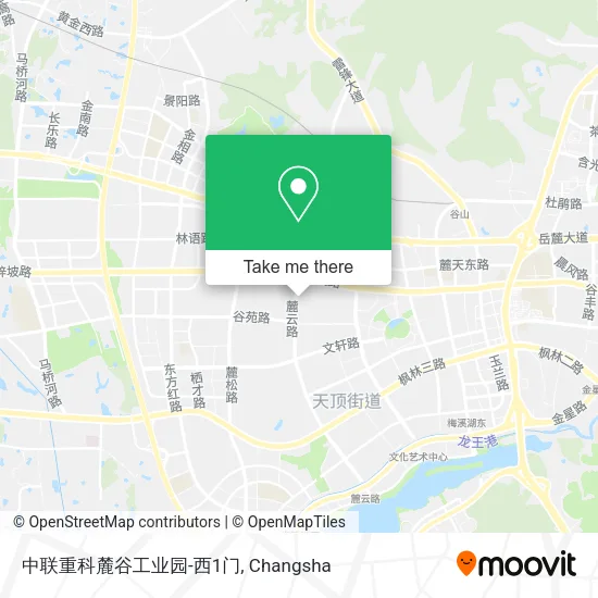 中联重科麓谷工业园-西1门 map