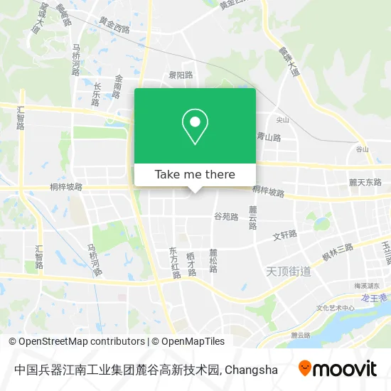 中国兵器江南工业集团麓谷高新技术园 map