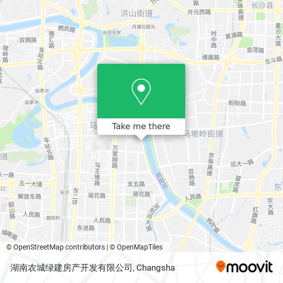 湖南农城绿建房产开发有限公司 map