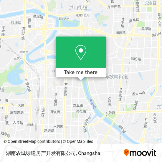 湖南农城绿建房产开发有限公司 map