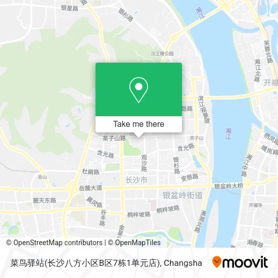 菜鸟驿站(长沙八方小区B区7栋1单元店) map