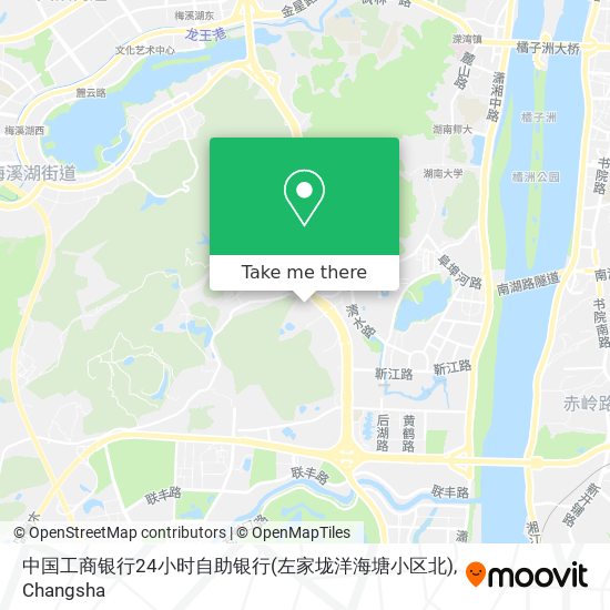 中国工商银行24小时自助银行(左家垅洋海塘小区北) map
