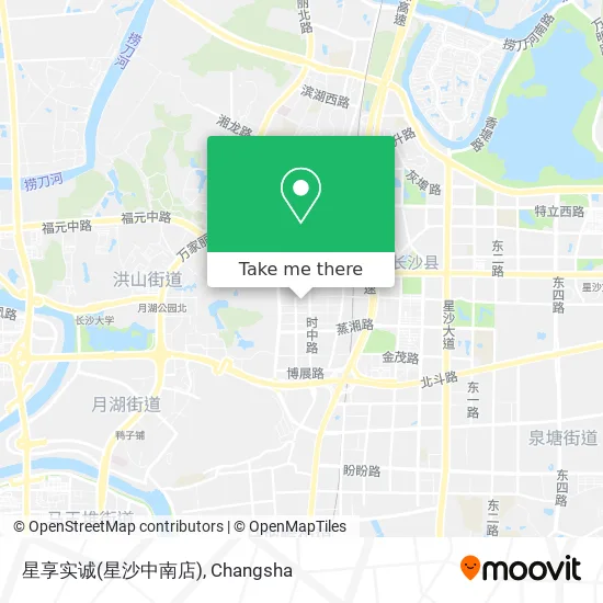 星享实诚(星沙中南店) map