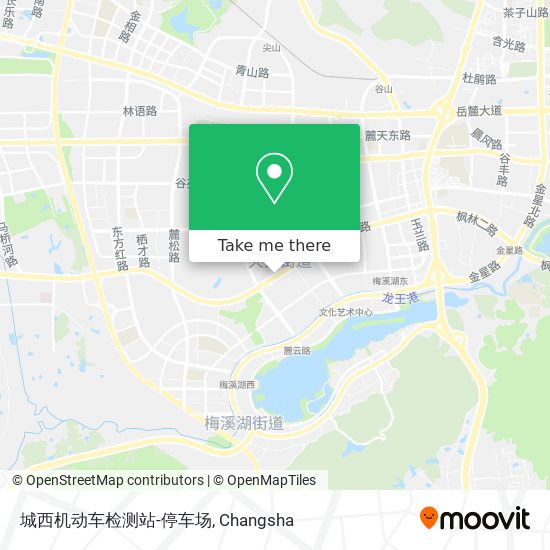 城西机动车检测站-停车场 map