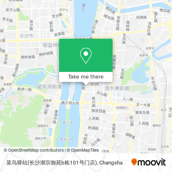 菜鸟驿站(长沙潮宗御苑b栋101号门店) map