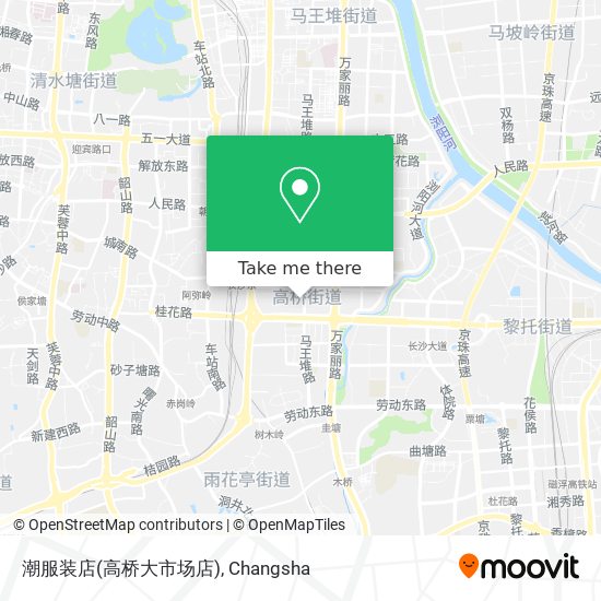 潮服装店(高桥大市场店) map