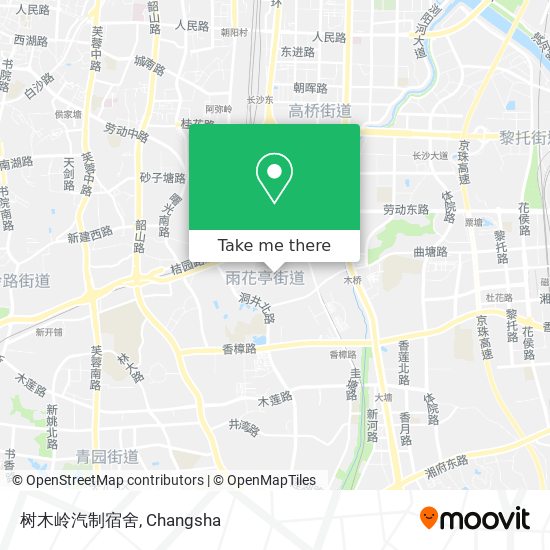 树木岭汽制宿舍 map
