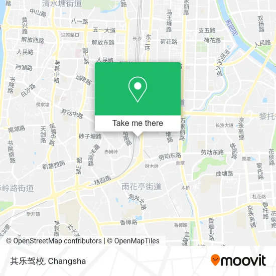其乐驾校 map