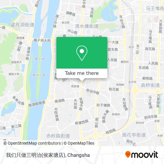 我们只做三明治(侯家塘店) map