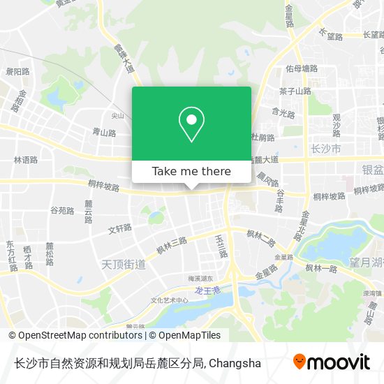 长沙市自然资源和规划局岳麓区分局 map