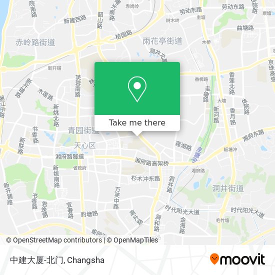 中建大厦-北门 map