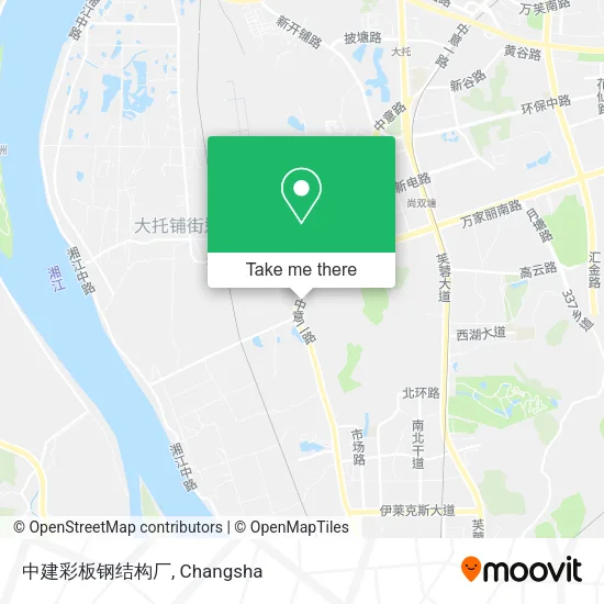 中建彩板钢结构厂 map