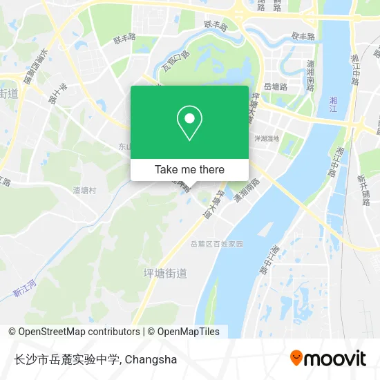 长沙市岳麓实验中学 map
