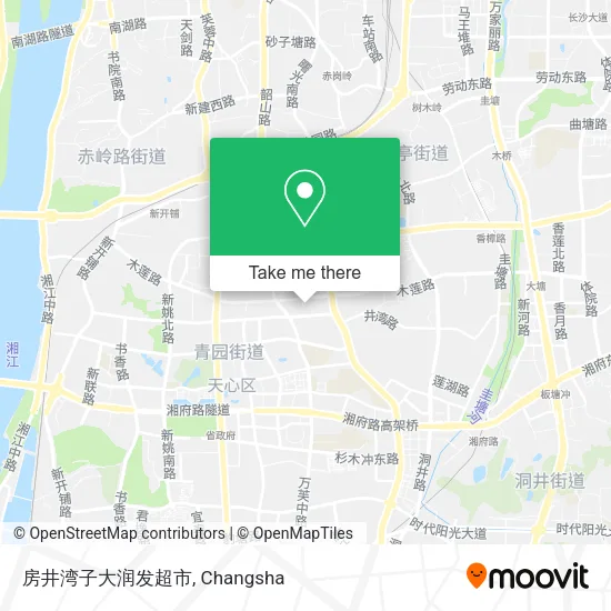 房井湾子大润发超市 map