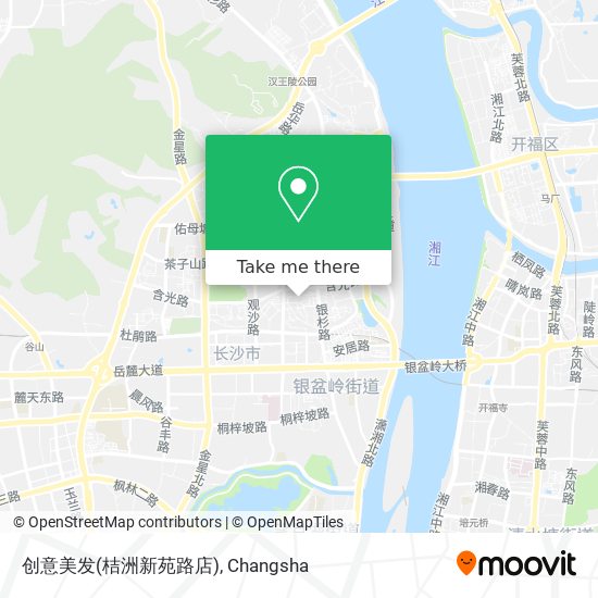 创意美发(桔洲新苑路店) map