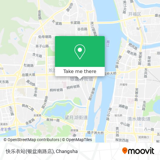 快乐衣站(银盆南路店) map