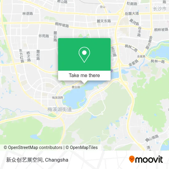 新众创艺展空间 map