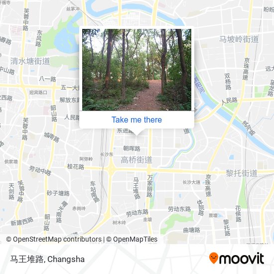 马王堆路 map