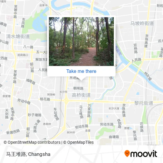 马王堆路 map