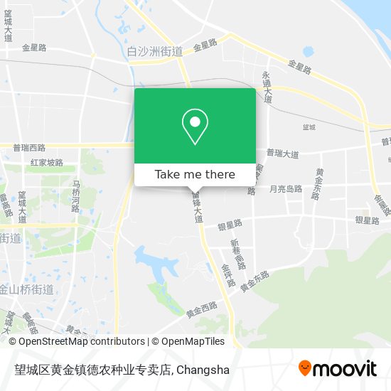 望城区黄金镇德农种业专卖店 map