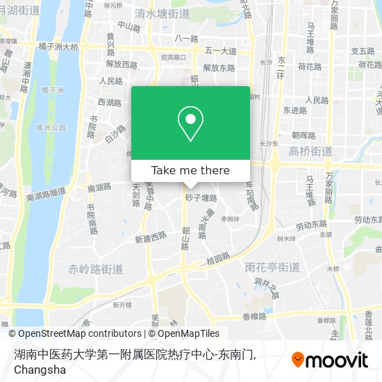 湖南中医药大学第一附属医院热疗中心-东南门 map