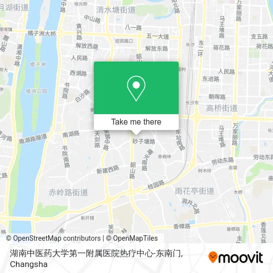 湖南中医药大学第一附属医院热疗中心-东南门 map