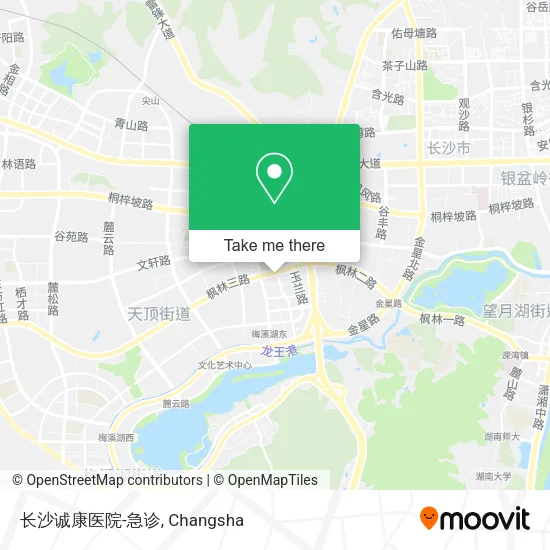 长沙诚康医院-急诊 map