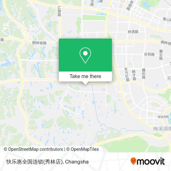 快乐惠全国连锁(秀林店) map