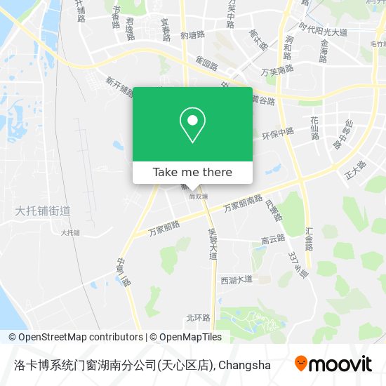 洛卡博系统门窗湖南分公司(天心区店) map
