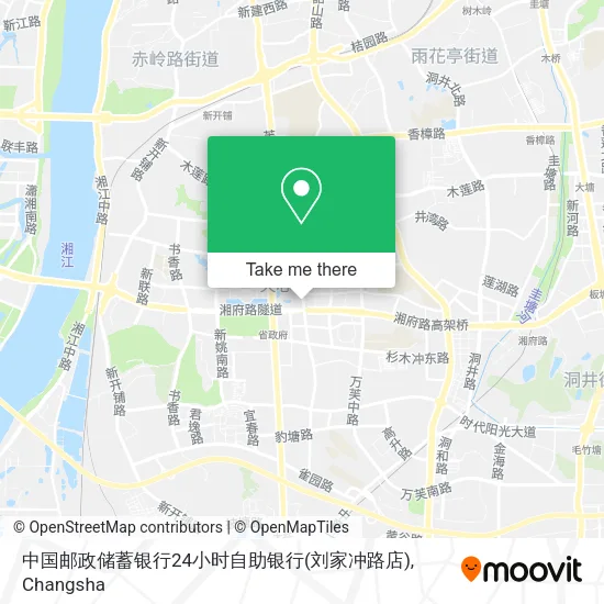 中国邮政储蓄银行24小时自助银行(刘家冲路店) map