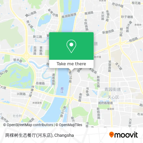 两棵树生态餐厅(河东店) map