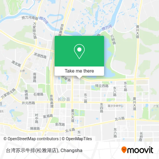 台湾苏示牛排(松雅湖店) map