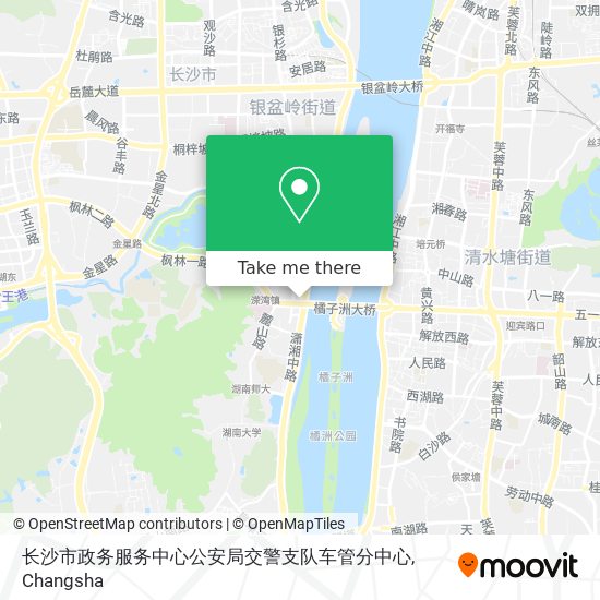 长沙市政务服务中心公安局交警支队车管分中心 map