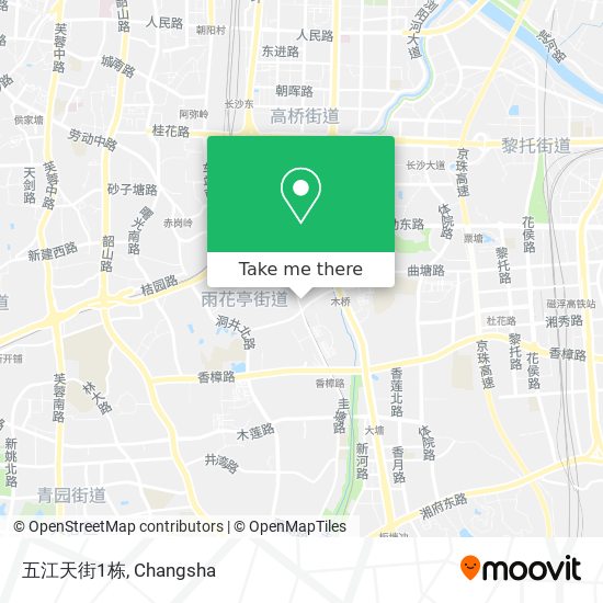 五江天街1栋 map