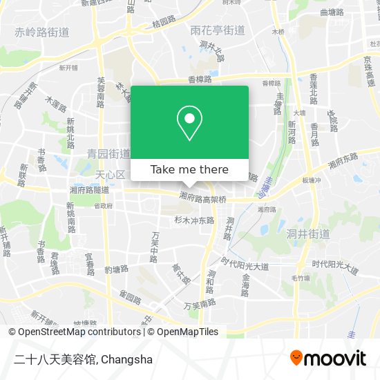 二十八天美容馆 map