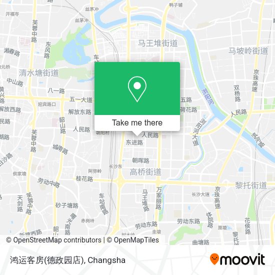 鸿运客房(德政园店) map