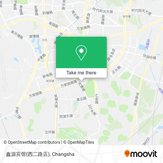 鑫源宾馆(西二路店) map