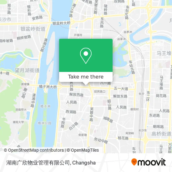 湖南广欣物业管理有限公司 map