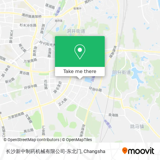 长沙新中制药机械有限公司-东北门 map